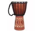 X8 Drums Groove Djembe Drum, 15" Tall x 8" Head