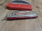 Chrometta 12 C German Made Chromatic Harmonica by M. Hohner & Storage Case