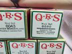 QRS Player Piano Word Rolls Lot of 12 Christmas Silent Holy Night Santa Rudolph