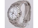 MINT PAPERS Rolex Explorer II White RANDOM SERIAL Steel 3186 Date 40mm 16570 B+P