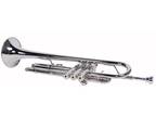 Adjustable Silver Plated Trumpet Gloves Set for Drop B - Nickel Finish