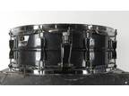 1990s Ludwig 5x14 Black Galaxy Acrolite Snare Drum