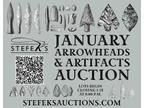 Stefek's January Arrowheads and Artifacts Auction