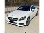 2018 Mercedes-Benz 300-Series 300 2018 Mercedes-Benz C300 Coupe White RWD