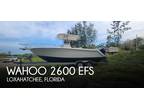 1991 Wahoo 2600 EFS Boat for Sale