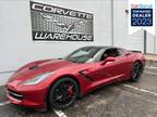 2014 Chevrolet Corvette Coupe Z51, 3LT, FE4, NAV, Glass Top, 7-Speed,14k!