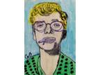 James Dean Aceo Painting in the Manner of Andy Warhol