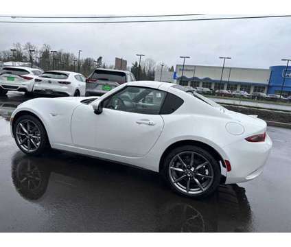 2023 Mazda Miata RF Grand Touring is a White 2023 Mazda Miata Grand Touring Convertible in Gladstone OR