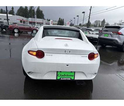 2023 Mazda Miata RF Grand Touring is a White 2023 Mazda Miata Grand Touring Convertible in Gladstone OR