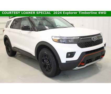 2024 Ford Explorer Timberline is a White 2024 Ford Explorer SUV in Canfield OH