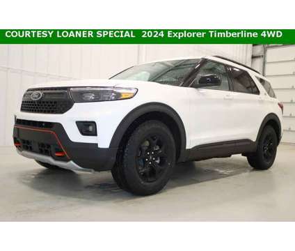 2024 Ford Explorer Timberline is a White 2024 Ford Explorer SUV in Canfield OH