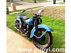 1942 Harley Davidson WLA 45 Flathead Blue
