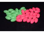 Glow Beads Luminous attractor fishing soft oval floating beads