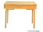 Mid-Century Modern Thonet Bentwood Blonde Console Table Writing Desk