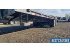 2023 delta trailer 30 ft 10 ton gooseneck bobcat equipment flatbed 25+5 8x30