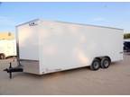 8.5 x 20 20ft Enclosed Cargo Racing Motorcycle Show Car Hauler Moving Trailer