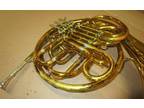 Vintage King Double French Horn !NoReserve! King H2 Mouthpiece & Case Included!