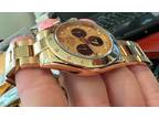 ROLEX 18K Yellow Gold COSMOGRAPH DAYTONA 116528 CHAMPAGNE PAUL NEWMAN DIAL 40MM