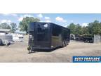 2023 Covered Wagon 8 x 24 trailer ultimate escape door New blackor 8.5x24