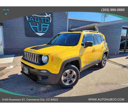 2018 Jeep Renegade for sale is a Yellow 2018 Jeep Renegade Car for Sale in Commerce City CO