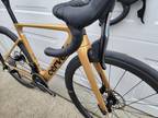 2023 Cervelo Soloist Force AXS 51cm Gold Reserve Zipp Disc