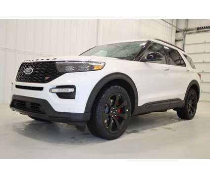 2024 Ford Explorer ST is a White 2024 Ford Explorer SUV in Canfield OH