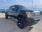 2015 Ford Super Duty F-250 SRW Lifted 4WD Lariat Crew Cab Platinum