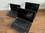 lot of 3 dell latitude laptops E6420 E6320 E6230 i7 6gb ram 500gb storage read