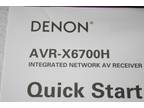 FOR PARTS Denon AVR-X6700H 8K Ultra HD 11 2 Channel 140 w X 11 AV Receiver 3D