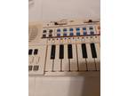 Vintage Casio PT-80 Electronic Keyboard White 80s Mini Portable Synthesizer