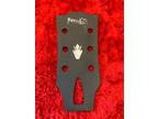 1970's NOS Gibson Headstock Overlay With Pearl Crown Norlin era Fits SG ES Moore