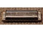 Used Hohner Harmonica Marine Band 1896F# In Good Condition