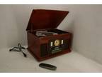 SEE NOTES Victrola VTA-600B MH Bluetooth Multimedia Center w Built-in Speakers