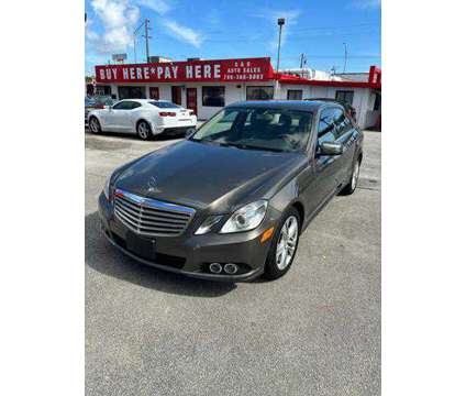 2011 Mercedes-Benz E-Class for sale is a Tan 2011 Mercedes-Benz E Class Car for Sale in Hialeah FL