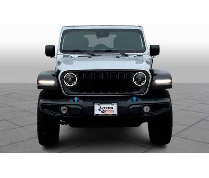 2024NewJeepNewWrangler 4xeNew4x4 is a Silver 2024 Jeep Wrangler Car for Sale in Denton TX
