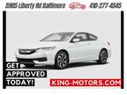 2017 Honda Accord Coupe EX Coupe 2D