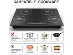 Electric Cooktop Built-in 30 inch 4 Burner Induction Cooktop Touch Screen 220V