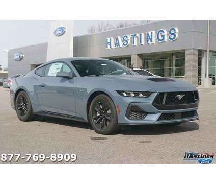 2024 Ford Mustang GT is a Blue 2024 Ford Mustang GT Coupe in Greenville NC