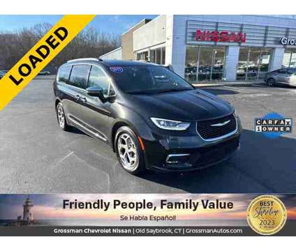 2022 Chrysler Pacifica Limited is a Black 2022 Chrysler Pacifica Limited Car for Sale in Old Saybrook CT