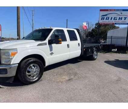 2014 Ford F350 Super Duty Crew Cab &amp; Chassis for sale is a White 2014 Ford F-350 Super Duty Car for Sale in Houston TX