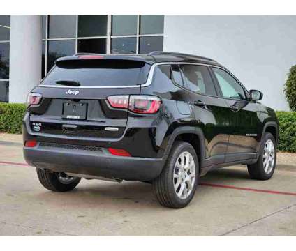 2024NewJeepNewCompassNew4x4 is a Black 2024 Jeep Compass Latitude SUV in Lewisville TX