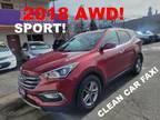 2018 Hyundai Santa Fe Sport 2.4L SPORT 2.4L AWD CLEAN CAR FAX!