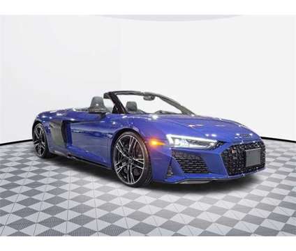 2023 Audi R8 V10 performance quattro is a Blue 2023 Audi R8 5.2 competition Convertible in Silver Spring MD