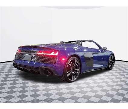 2023 Audi R8 V10 performance quattro is a Blue 2023 Audi R8 5.2 competition Convertible in Silver Spring MD