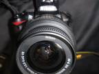 Nikon D3000 Professional Digital Camera (barely used )