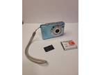 Sony Cyber-shot DSC-W80 7.2MP Digital Camera - Blue With Memory Card Read Below