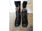 Vintage Harley Davidson Motorcycle Boot