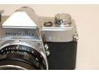 Vintage MINOLTA SR-1 35mm Body and 28mm Minolta Lens PLEASE READ