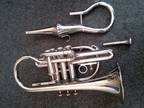 Eco Cornet Bb Pitch Nickel With Hard Case & Mouthpiece