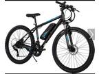 huffy electric mountain e-bike new in box black 26” UL 2849 compliant